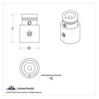 Cb Radio Knob On off Volume Squelch  For 3 16  Shaft Blue Jewel Up 21786 Each