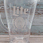 Miller Lite  a Fine Pilsner Beer  Clear Plastic Pitcher 60 Oz Mancave Barware