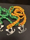 6x Boat Tube Towable Rope Quick Connector Water Towable Tubes Yellow Green