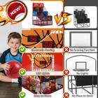 Upgrade Dual Basketball Arcade Game Kids Basketball Hoop With Electronic Scor   