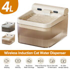 Cordless Cat Water Fountain 4l Automatic Dog Water Dispenser For Pet Drinking Us