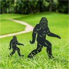 Charming Bigfoot Silhouette Garden Stakes - 15 8    Modern Yard Art   Waterproof