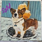 Original Oil Painting Pet Portrait 9  12   Cute Dog  I Do Custom Work From Photo