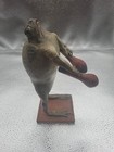 Vintage Taxidermy Frog Bullfrog Holding Maracas s