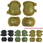 Tactical Combat Soft Elbow   Knee Pads Set Safety Guard Sports Protection Gear