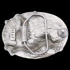 Wizard Dragon Orb Staff Fantasy Magic Scene Belt Buckle
