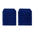 12 Pack Washcloth Towel Set 100  Cotton Soft Luxury For Face   Body Navy Blue 