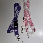 Pink Vs Lanyard Keychain Id Badge Holder Love Pink Detachable Keychain 20 Inch