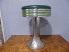 Vintage 50s 60s Duro Chrome Corp  St  Louis Short 19  Bar Stool Diner Barstool