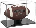 Acrylic Football Display Case With Ball Holder Base     A Memorabilia Showcase    