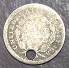 1853 Arrows Seated Liberty Half Dime Hole Lot 499