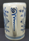 Aoag Delft Heineken Tankard Stein  Blue   White Delft