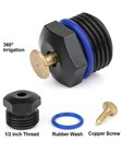 La Farah 10pcs Atomizing Sprinkler Nozzle1 2 Inch Garden Misting Emitters Adj   