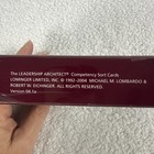 Leadership Architect Competency Sort Cards 