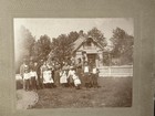 Antique Mounted Photo West Plains Missouri Family Gathering Idd 1900s Genealogy