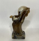 Vintage Caramel Slag Imperial Glass Standing Colt Horse Statue 5    Tall