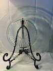 Lot Of Green Depression Glassware Items  Dinner Plate  Salad Plates  Dish W lid