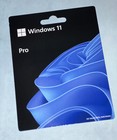 Microsoft Windows 11 Pro Professional 64 Bit Card Sealed Lifetime Retail New