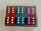 Vtg Las Vegas Casino Aladdin Circus Circus Flamingo Hotel 6 Dice Set