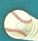 1960 Chicago Cubs Vs Phillies Autograph Scorecard Ernie Banks   10 More Bas