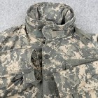 Us Military Jacket Coat Cold Weather Field Universal Large Short Digital Hooded