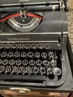 Vtg 1935 Black Underwood Universal Manual Typewriter W hard Case Works Perfectly