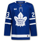Matthew Knies Signed Toronto Maple Leafs Hockey Jersey Milk Patch W inscription