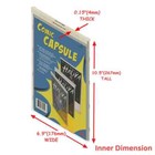 10 Current Modern Comiccapsule Clear Comic Book Plastic Protector Uv Protection