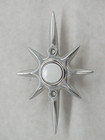 Nos Nutone  pb-17  starbrite  8 Point Star Silver Anodized Door Bell Button