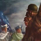 Americans Will Always Fight For Liberty Vintage Ww2 Propaganda Poster
