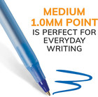 Pack Of 10 Ballpoint Pen - Blue Ink Ball Point Pens For Office Writing School