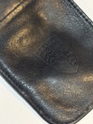 Vintage Porsche Leather Key Pouch Black Silver Chain 911 930 928 944 Oem