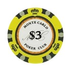 Monte Carlo Smooth 14 Gram Poker Chips Mega 20 Chips Sample Set Pack - New 