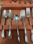 Vintage 1847 Rogers Bros Silverplate Set Adoration Over 44 Pieces Includes Box