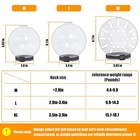 Cat Transparent Muzzle With Breathable Hood  Adjustable Kitten Astronaut Helm   