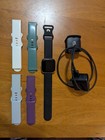 Fitbit Versa 2 - Smartwatch Bundle W charger And Extra Bands Working  Free Ship 