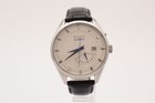  near Mint  Seiko Kinetic 5m84-0ab0 Automatic White Dial Silver Mens Watch Japan