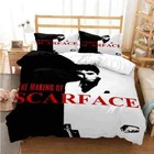 Tony-montana Scarfaces Bedding Set Duvet Cover Pillowcase Bed Kids Adult Home