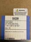 Band-it Giant Band 201 Stainless Steel 1 1 4    X  044    X 100 Ft