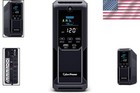 1500va 900w Intelligent Lcd Ups Battery Backup   Surge Protector     12 Outlets