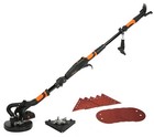 5-amp 2-in-1 Variable Speed Dual-head Drywall Sander Black 15-foot Dust Hose