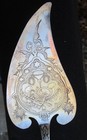 Antique Reed   Barton  pearl  1898 Pattern Silverplate Cake Server Art Nouveau