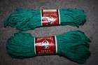 2 Vintage Aunt Lydia s Heavy Rug Yarn Skeins 100  Kodel Polyester 70 Yds 292 Eme