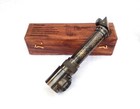 8  Black Antique Solid Brass Periscope With Wooden Box - Functional Gift Item