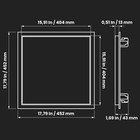 Repa Market 16 X 16 Inch Access Panel For Drywall Aluminum Frame Click Function