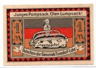 1921 Germany Tonndorf-lohe Notgeld 1 Mark Note  4104 