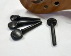 New Quality Ebony Viola Pegs  One Set  4 Pieces   Fast Shipping