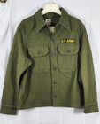 Us Army Issue Wool Korean War Era Shirt W Yellow Us Army Patch - Mint new - Mr