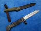 Very Rare Vintage Original N korea Cold War Military Knife Bayonet And Scabbard