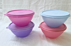 Tupperware Classic Wonderlier Mixing Bowls Set Of 4- New-775ml 3 25 Cups-new